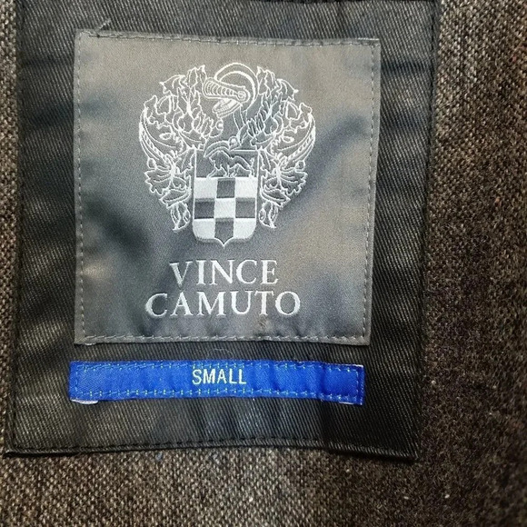 VINCE CAMUTO Tweed Wool Blend Anorak Coat Size Small - Picture 14 of 14